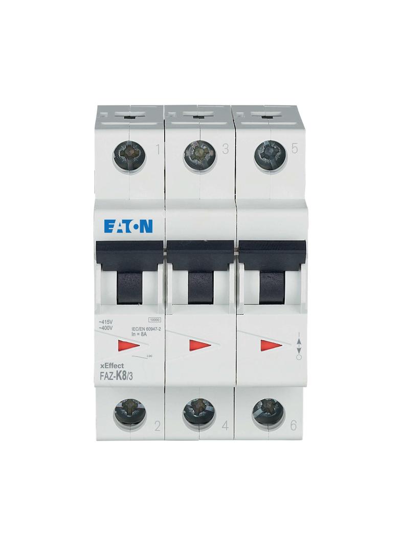 FAZ-K8/3 Wyłącznik nadprądowy 10kA K8A 3P 278908 EATON