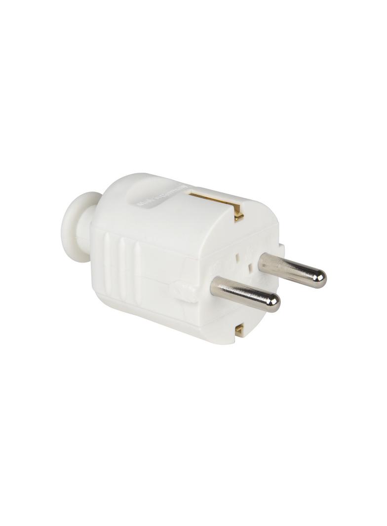 WTYCZKA SCHUKO 2P+Z 10/16A IP20 BIALA