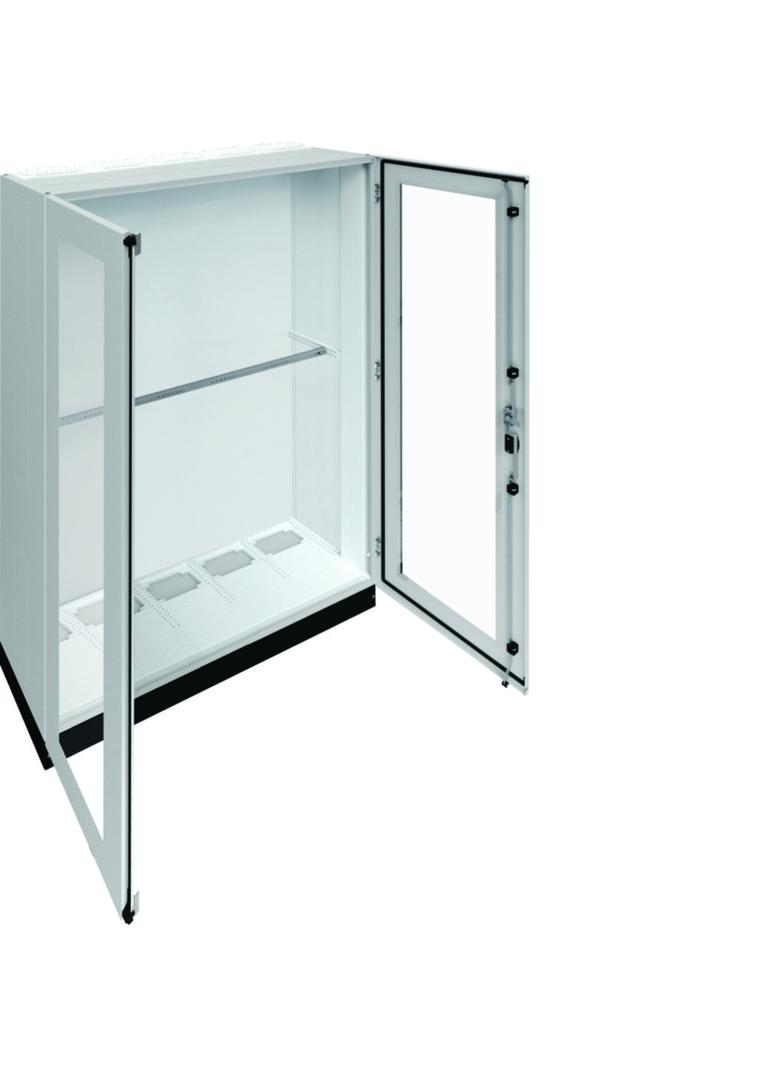 univers Rozdzielnica stojąca IP55 kl. II 1300x1850x400 + cokół 100mm drzwi transparentne FR25U1 HAGE