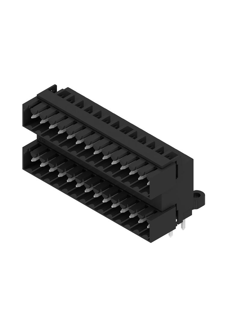 SLD 3.50/28/90G 4.5SN BK BX Wtyki PCB (złącza płyty), 3.50 mm, Liczba biegunów: 28, kąt odejścia: 90° /10szt./ 1634390000 WEIDMÜLLER