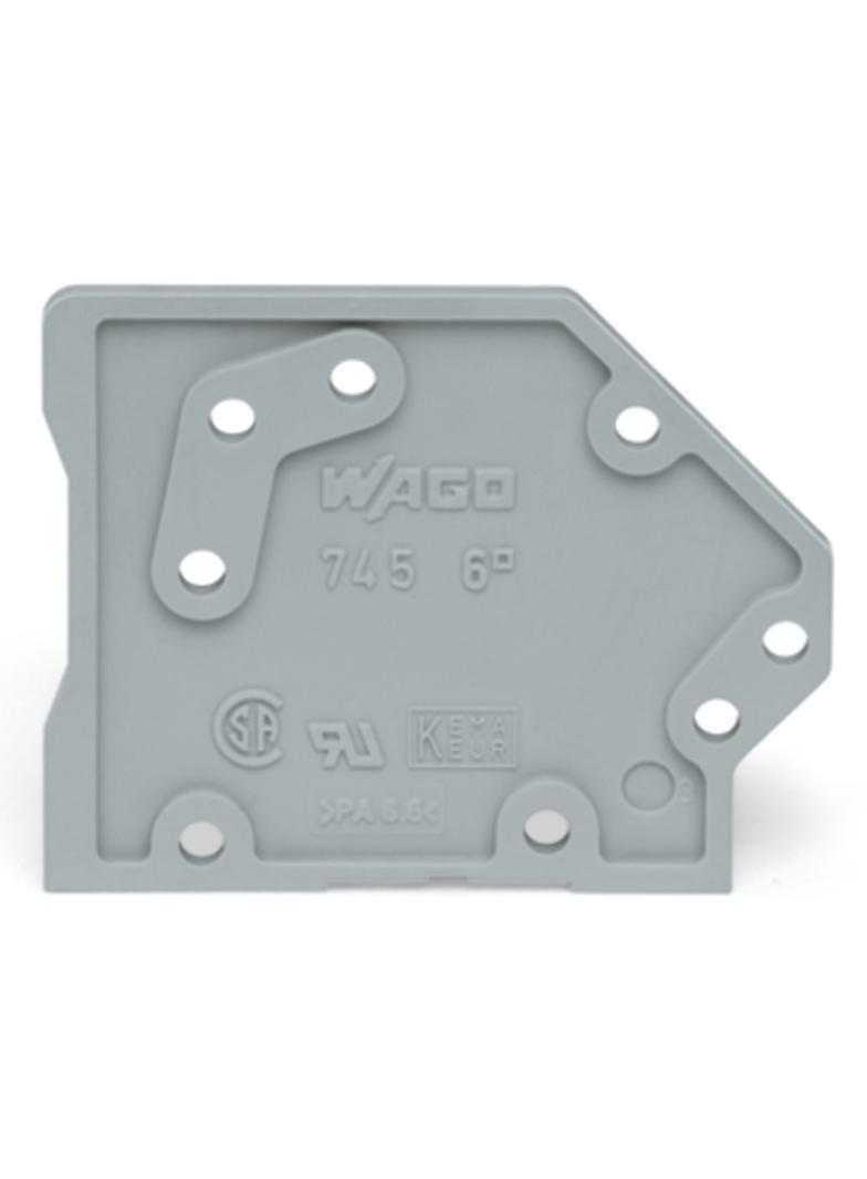 ścianka końcowa szara