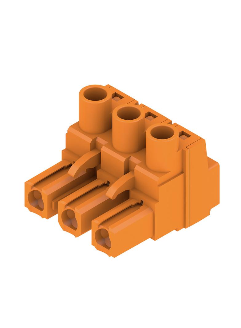 BLZ 7.62HP/03/180 SN OR BX Złącze kablowe do płytek drukowanych /100szt./ WEIDMULLER