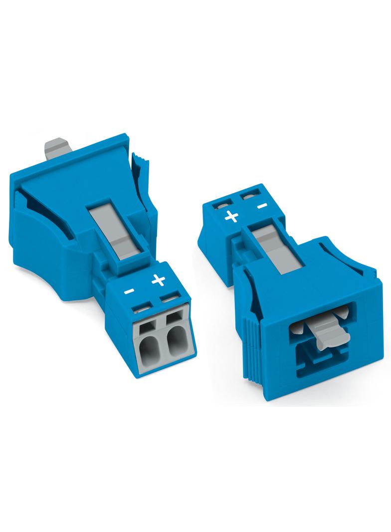 WINSTA MINI wtyk 2-torowy niebieski kodowanie I