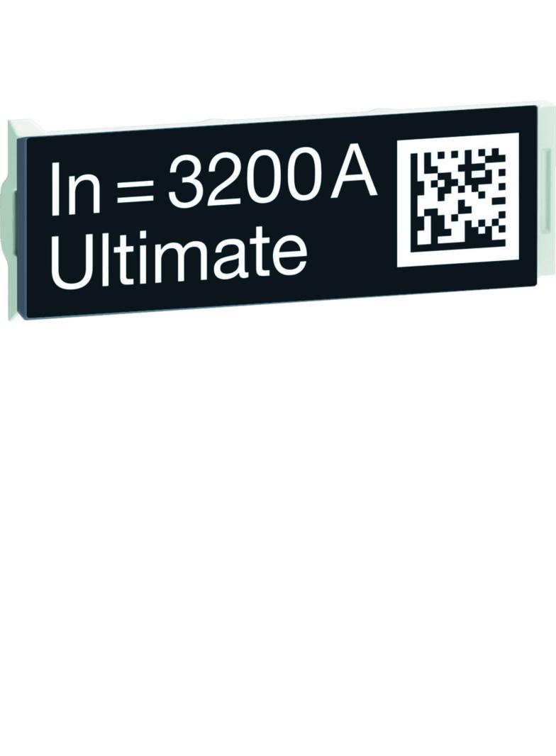 ACB HW4 Wtyczka z oznaczeniem znamionowym wyłącznika 3200A Ultimate HWW732HSA HAGER