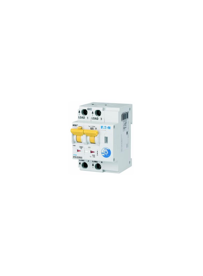 AFDD-25/2/B/003 Przeciwpożarowy detektor iskrzenia 10kA B25A 2P 30mA typ AC 187224 EATON