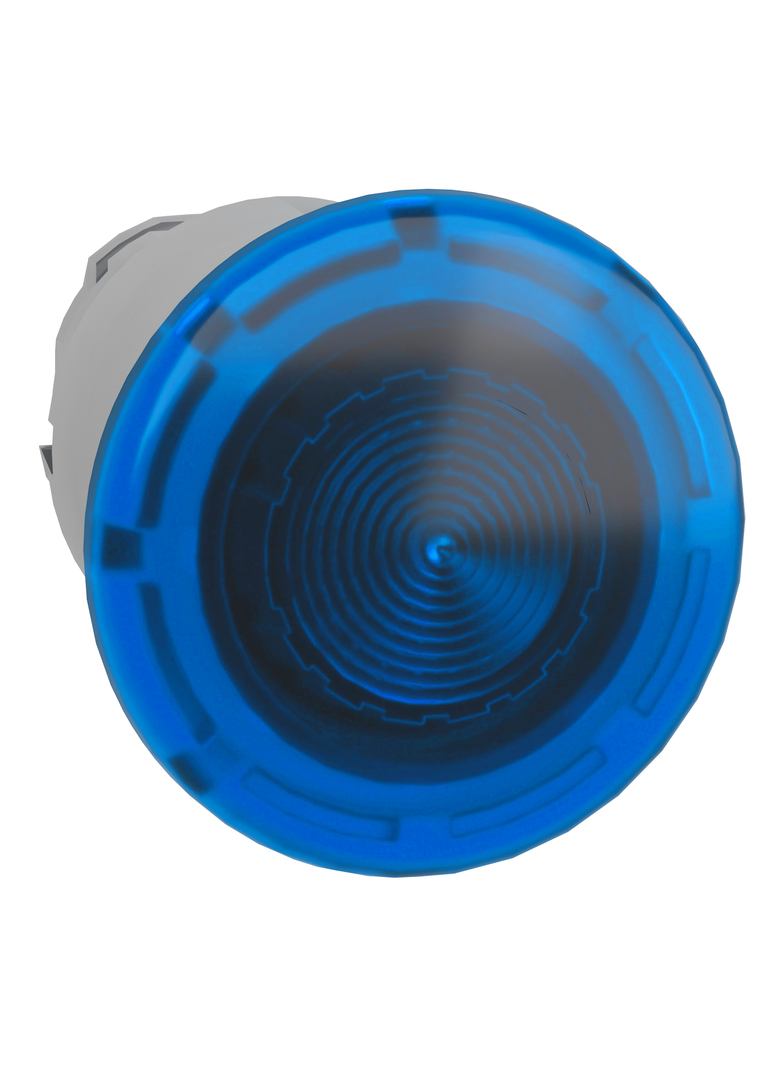 Harmony XB4 Przycisk grzybkowego fi40 niebieski z samopowrotem LED metalowy ZB4BW463 Schneider