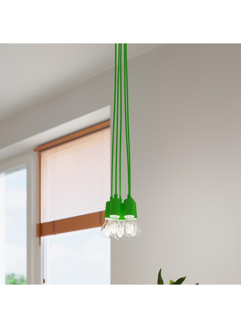 Sollux Lampa wisząca DIEGO 5 zielony SL.0583