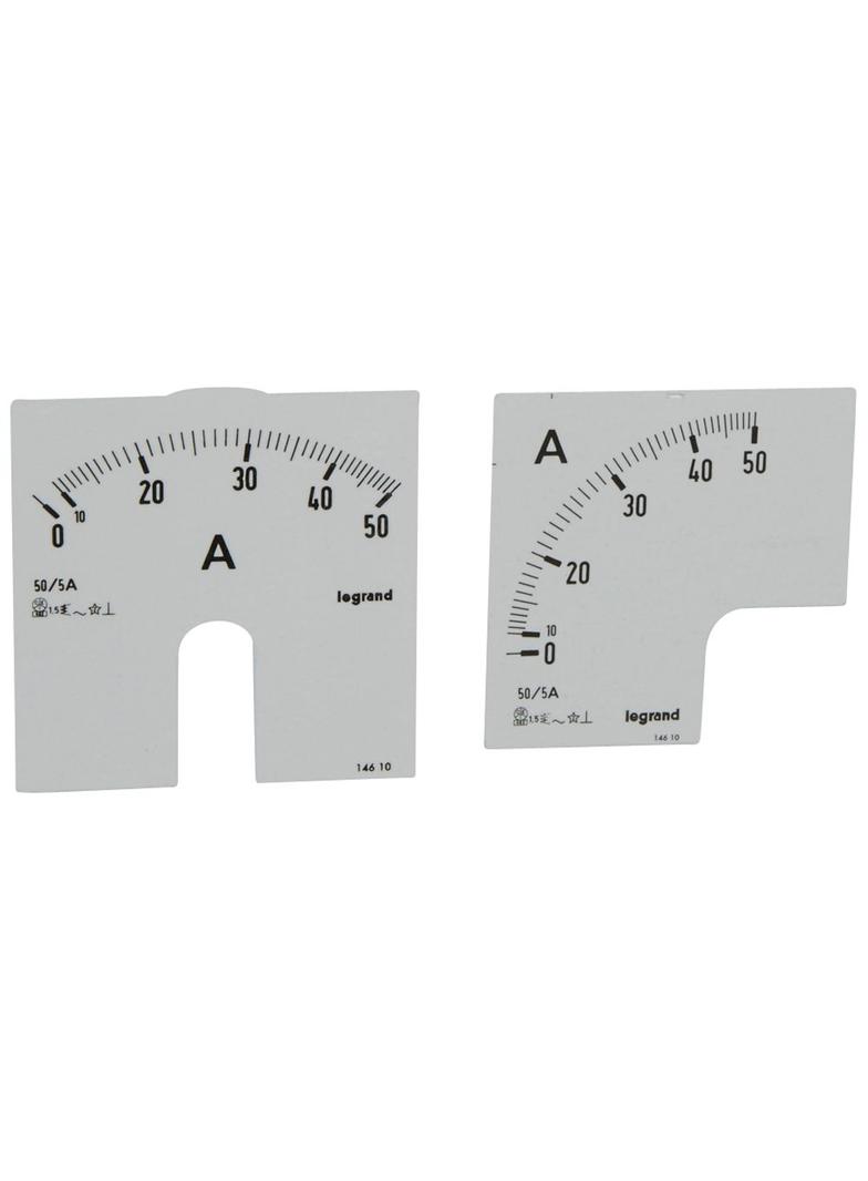 SKALA DO AMPEROMIERZA NA DRZWI 0-50 A, Legrand