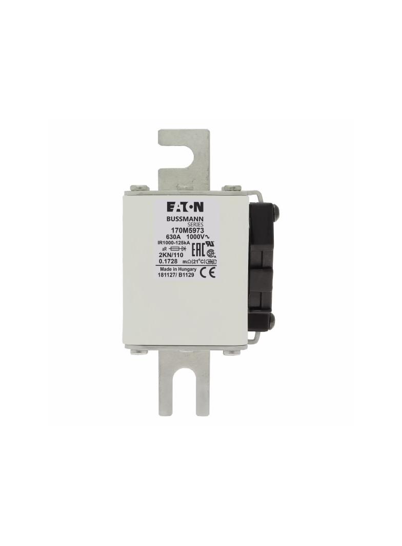 630A 1000V 2KN/110 aR INDICATOR FUSE Wkładka szybka 630A AC 1000V DIN 2 59x77x138 mm aR, 170M5973 EA