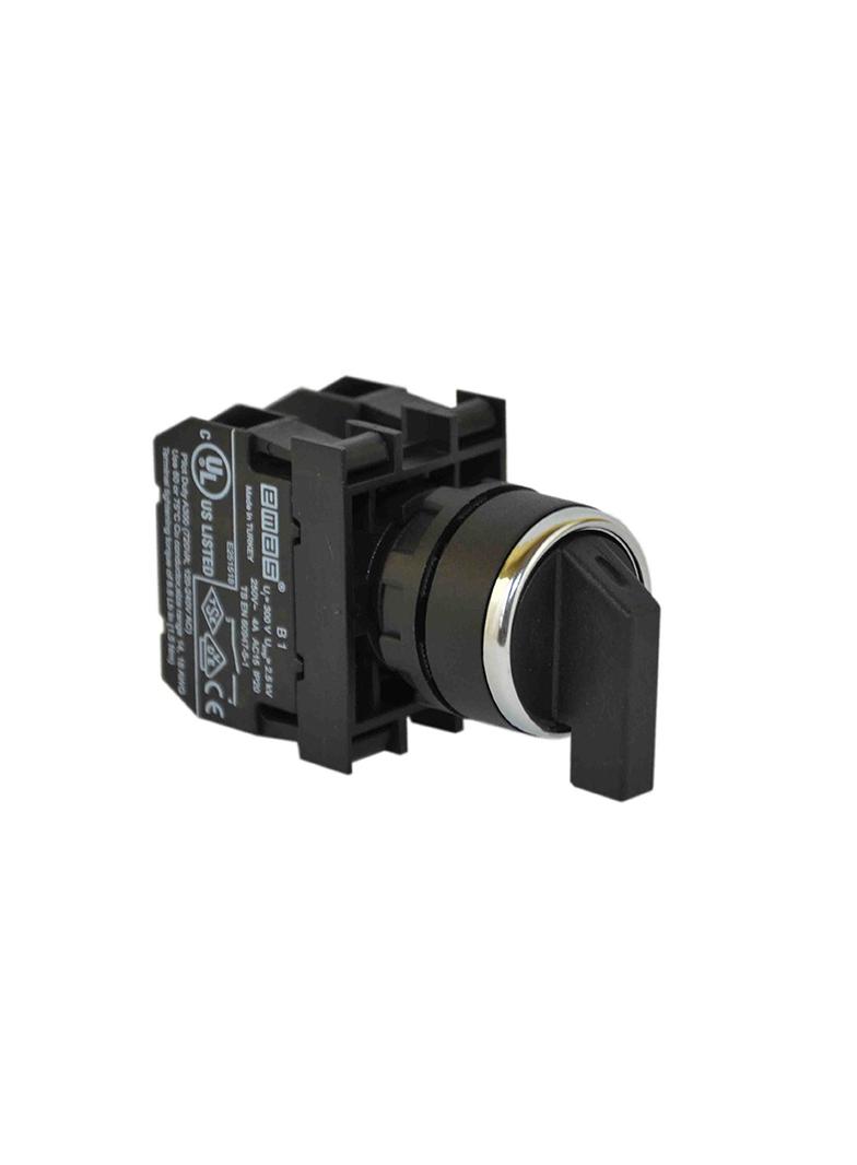 Przycisk pokrętny 2NO, jednostronnie niestabilny (2), pozycje 2-0-1