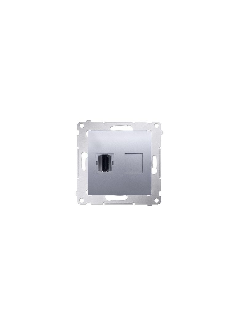 Simon 54 Gniazdo HDMI srebrny mat DGHDMI.01/43 KONTAKT