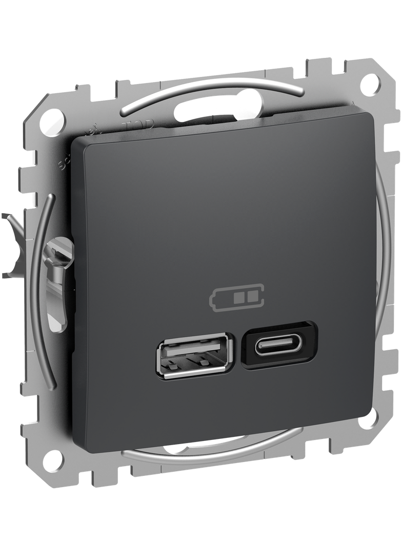 Gniazdo ładowania USB A+C 45W PD, cz.a.