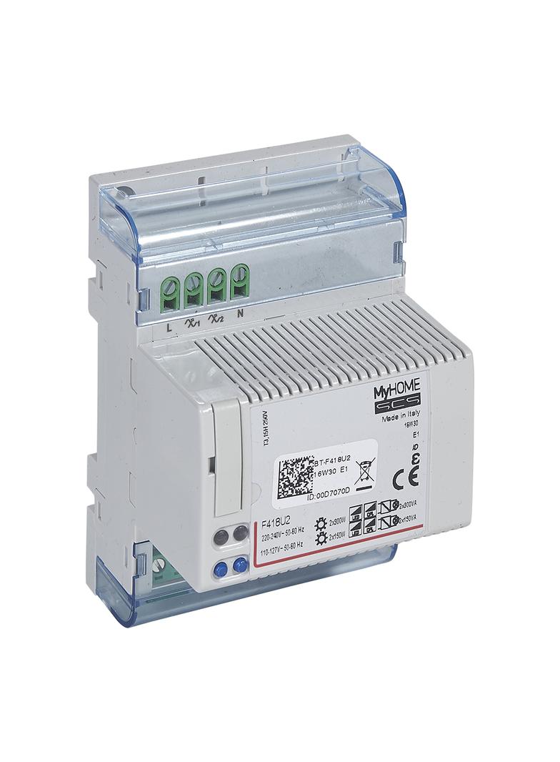 My Home - Aktor / Ściemniacz 2x300/1x600W/VA, Bticino/Legrand