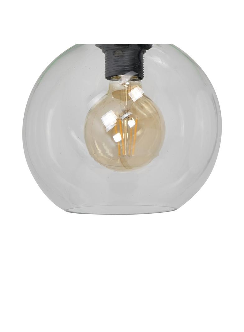 Milagro plafon Sofia Clear E27 czarny MLP6573