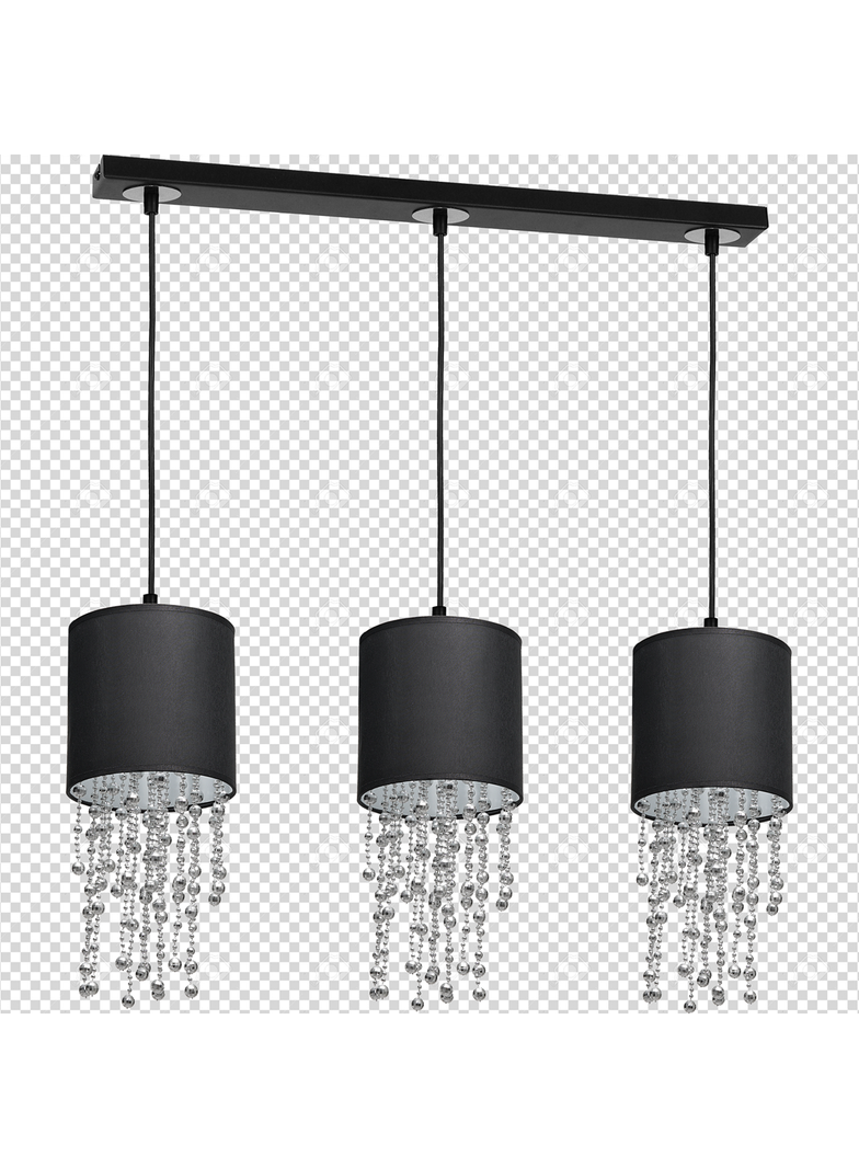 lampa wisząca Almeria 3xE27 czarna MLP64300 Milagro