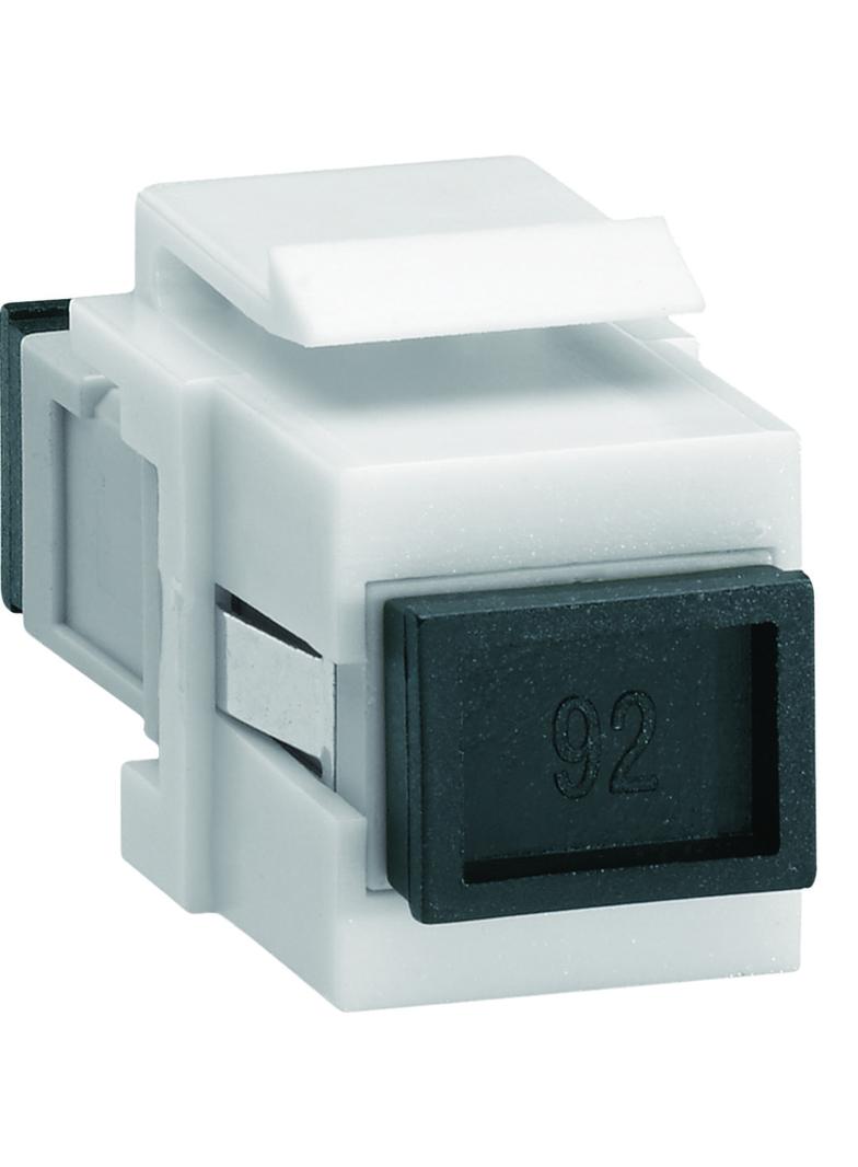 Moduł KEYSTONE gniazdo Displayport, przelot. Displayp. - Mini Displayp., biały