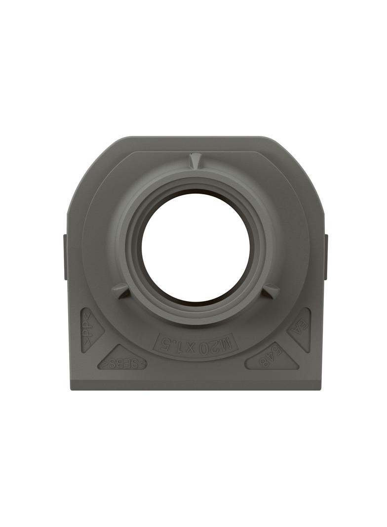 NOWE PLEXO - PRZEPUST KABLOWY - 1 WEJŚCIE - IS020 ANTRACYT