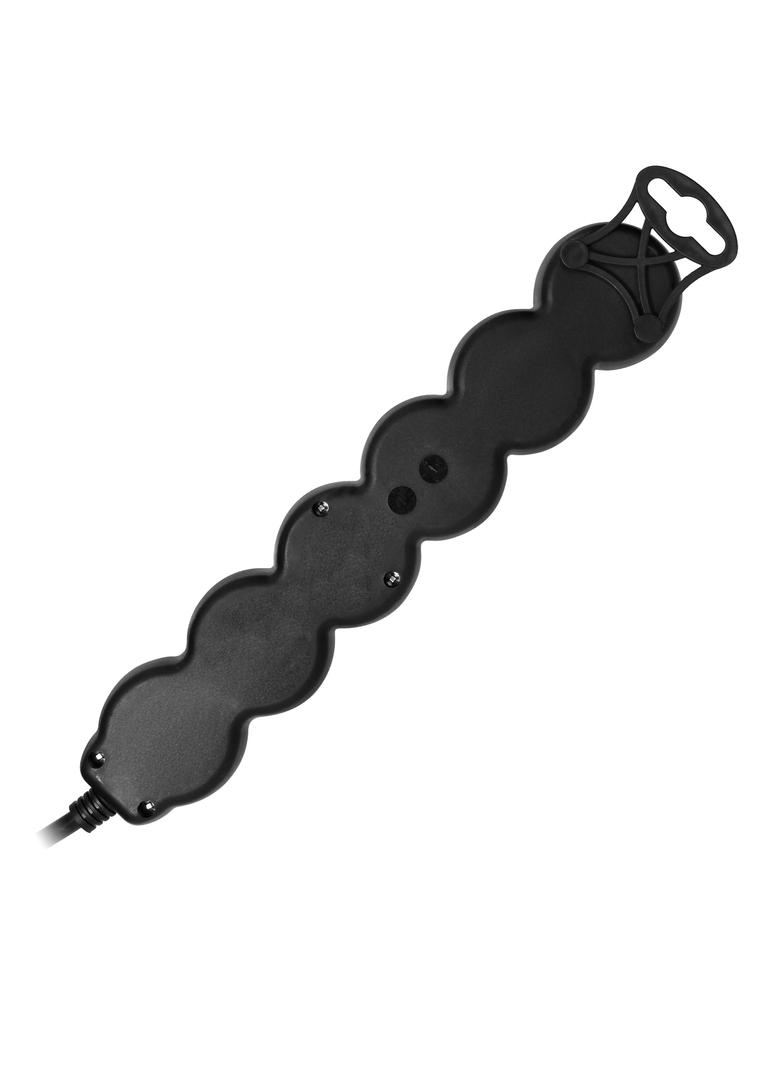 Przedłużacz 5-krotny 2P+Z (Schuko), z wyłącznikiem, 3m H05VV-F 3x1,5mm2, Imax=16A, płaska wtyczka, c ES-7(GS)/B/3 ORNO