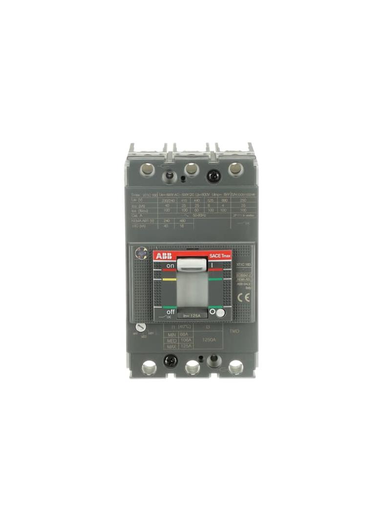 XT1C 160 TMD 125-1250 3p F F wyłącznik kompaktowy 1SDA067398R1 ABB