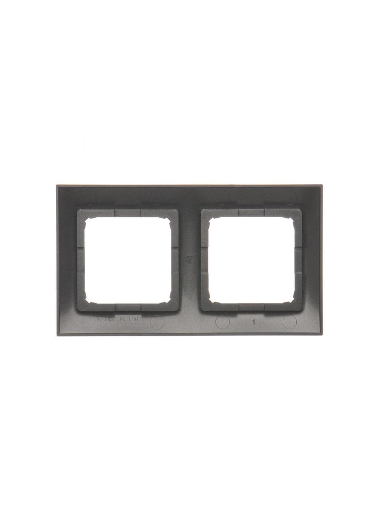 Simon 54 Premium Ramka 2-krotna PREMIUM IP20 / IP44 antracyt DR2/48 KONTAKT