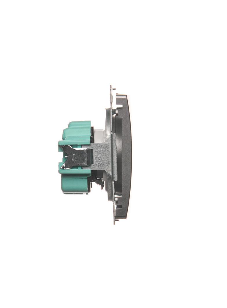 Simon Basic Gniazdo wtyczkowe z uziemieniem z przesłonami torów prądowych 16A 250V zaciski śrubowe stal inox BMGZ1Z.01/21 BMGZ1z.01/21 KONTAKT