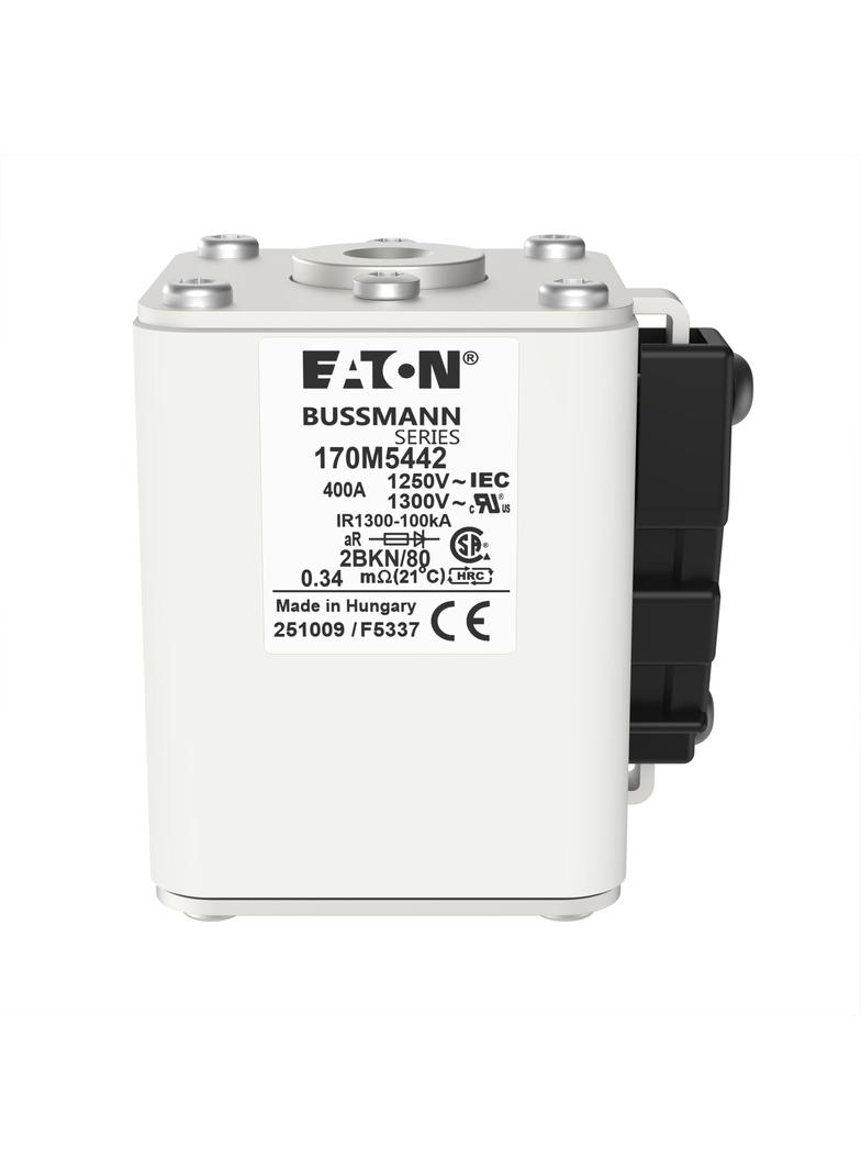 FUSE 400A 1250V 2BKN/80 AR CU Wkładka szybka 400A AC 1250V rozmiar 2 61x77x81 mm aR IEC UL 170M5442