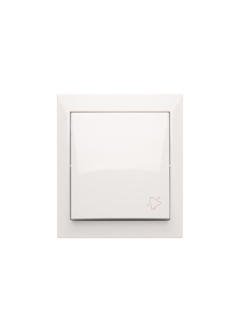 Simon Aquaclick Przycisk dzwonek 10AX 250V zaciski śrubowe, biały