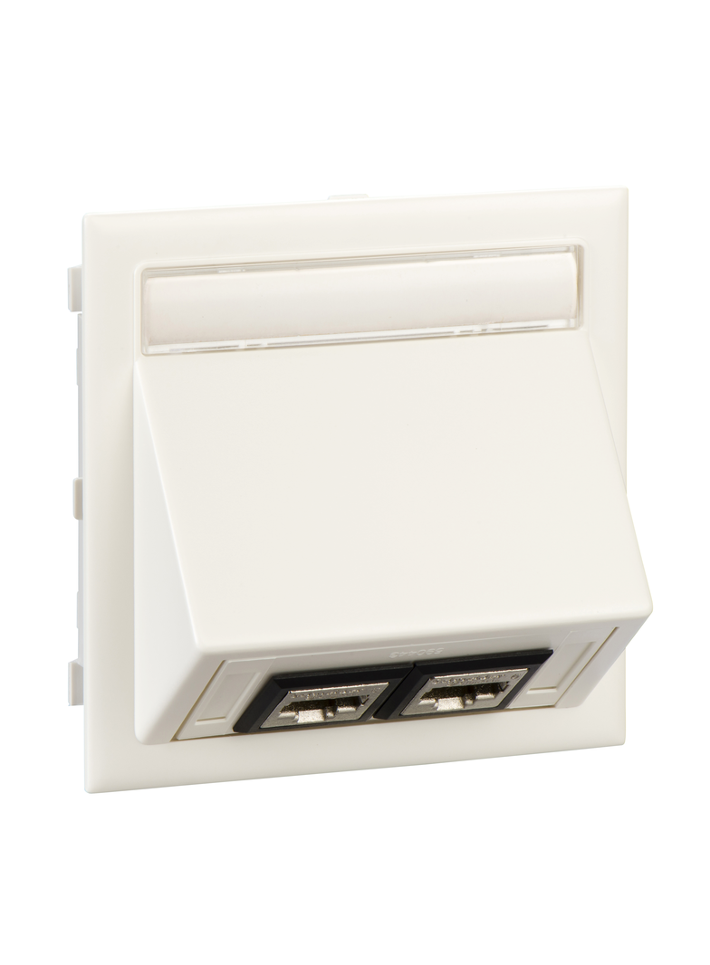 Thorsman ACTASSI 2XRJ45 kategoria 6STP biały