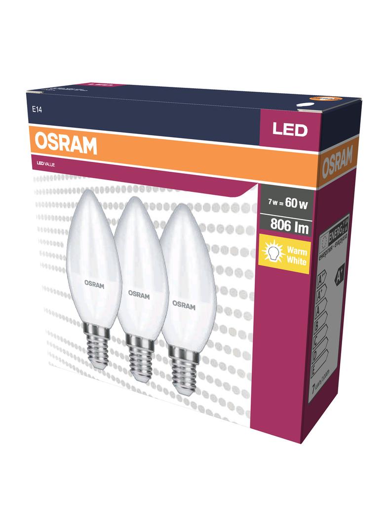 Lampa LED VALUE Classic B60 7W/827 230V plastik E14 FS3 OSRAM