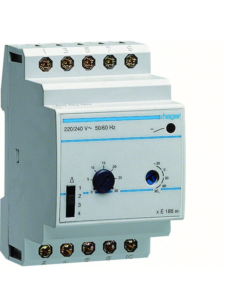 Termostat wielofunkcyjny modułowy bez czujnika 230V 1P 2A EK186 HAGER