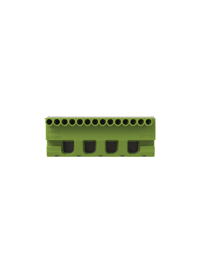 Listwa zaciskowa wtykowa PE 14*1,5-4mm2+4*25mm2