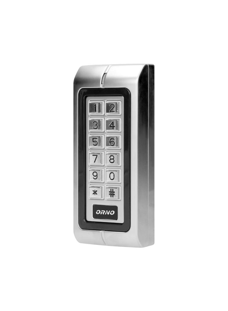 Zamek szyfrowy wąski z czytnikiem kart i breloków zbliżeniowych IP44 1 przekaźnik 3A wymiary 12 OR-Z