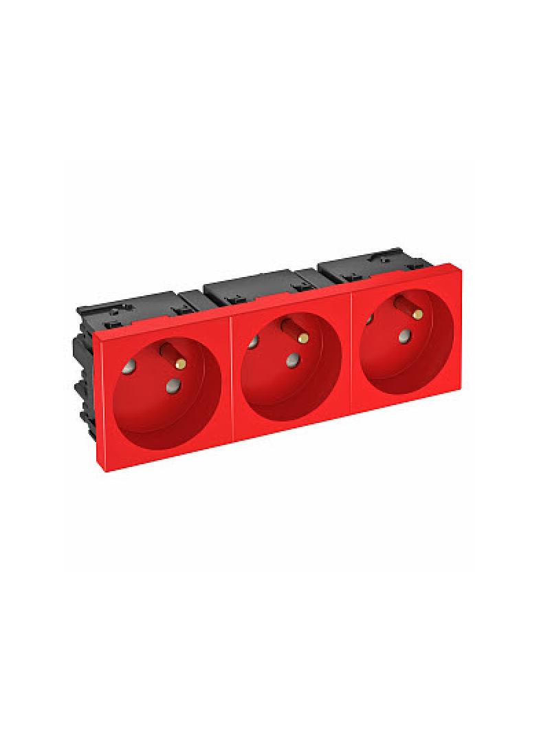 STD-F3C SRO3, Gniazdo 33°, NF, potrójne, Connect 45