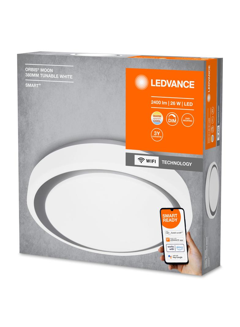 Oprawa SMART+ Orbis Ceiling Moon WIFI TW 380mm white/Grey