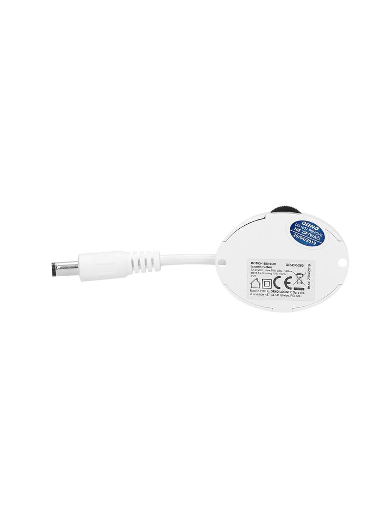 Czujnik ruchu do paska LED 120st., 12V, max LED 60W, funkcja przyciemniania OR-CR-260 ORNO