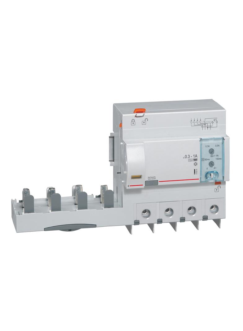 BLOK RÓŻNICOWOPRĄDOWY PR 304 4P 125A Z REGULACJĄ 300-1000MA TYP F (HPI) SERII DX3, Legrand