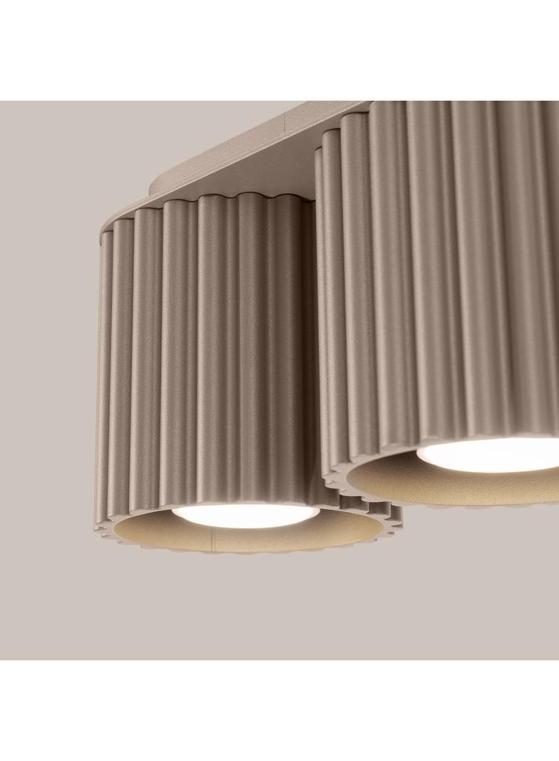 SOLLUX Plafon AURA 2 taupe GU10 ; SL.1815