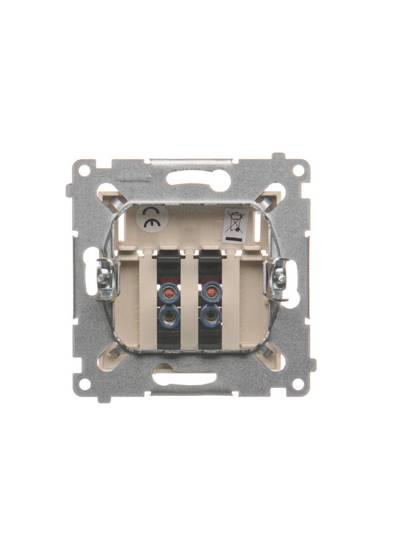 Simon 54 Gniazdo głośnikowe podw