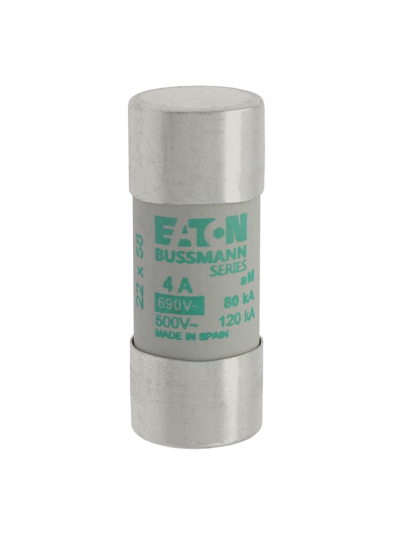 CYLINDRICAL FUSE 22 x 58 4A AM 690V AC Wkładka cylindryczna 22 x 58mm 4A AM 690V AC C22M4 EATON