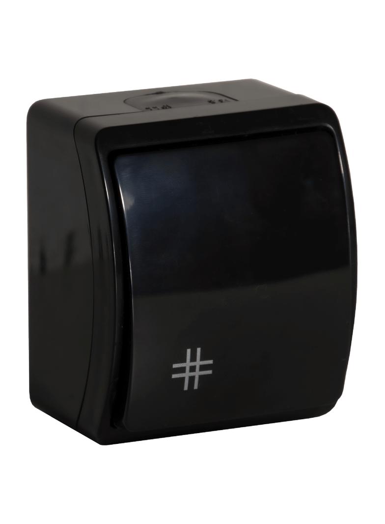 Łącznik krzyżowy n/t AQUATIC IP44 czarny 10 szt. OR-OE-7103/B/10 ORNO