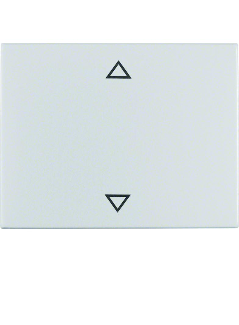 BERKER K.5 Klawisz nadrukowany symbol "strzałki" aluminium 14057103 HAGER