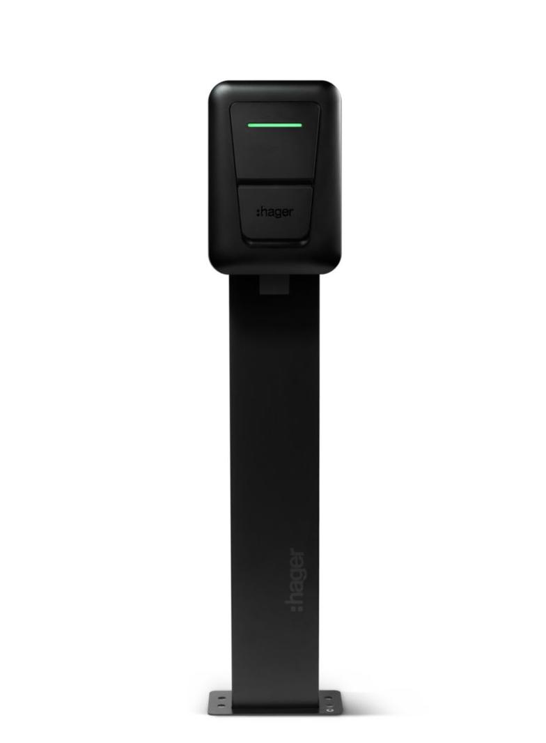 EVCS witty one 1x11kW 3f z gniazdem T2 RFID Bluetooth XVR111S HAGER