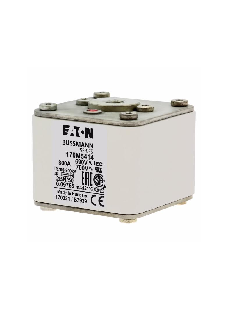 FUSE 800A 690V 2BN/50 AR UC Wkładka szybka 800A AC 690V rozmiar 2 61x77x51 mm aR IEC UL w 170M5414 E