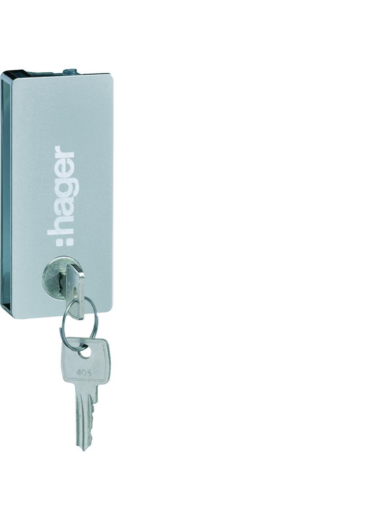 vega Zamek z kluczem 1242E do drzwi transparentnych VZ310TVB HAGER