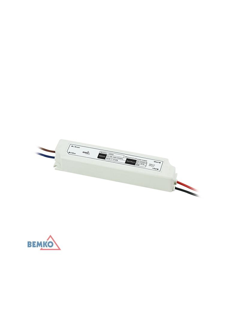 ZASILACZ ELEKTRONICZNY LED HERMETYCZNY IP67 12V 20W