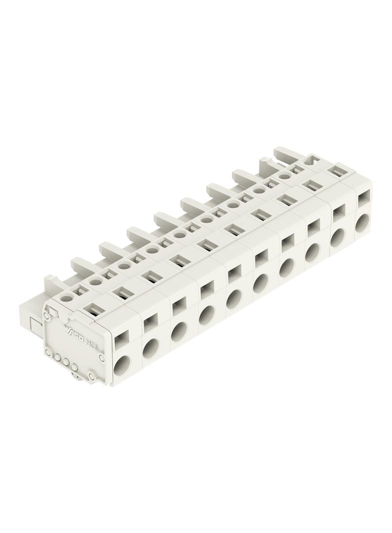 Gniazdo MCS‑MIDI Classic 10‑biegunowe jasnoszare raster 7,5mm 721‑210/008‑000 /25szt./ WAGO