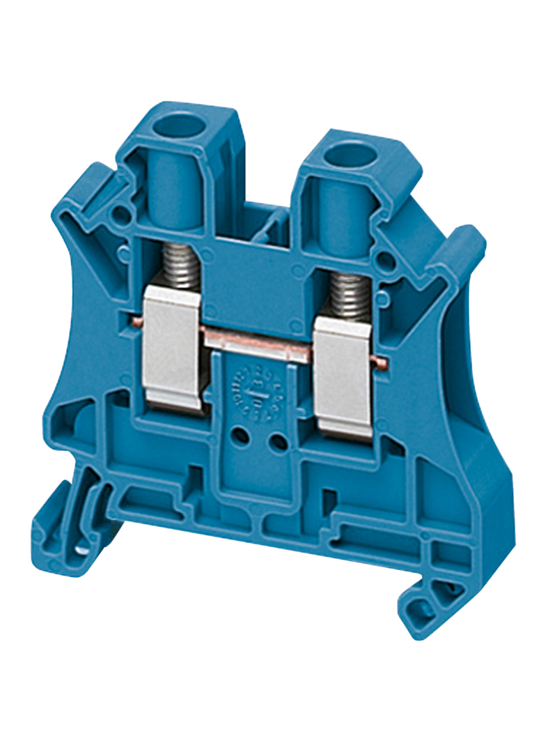 Złączki NSY, zacisk śrubowy przepustowy 2 punktowy NSYTRV62BL