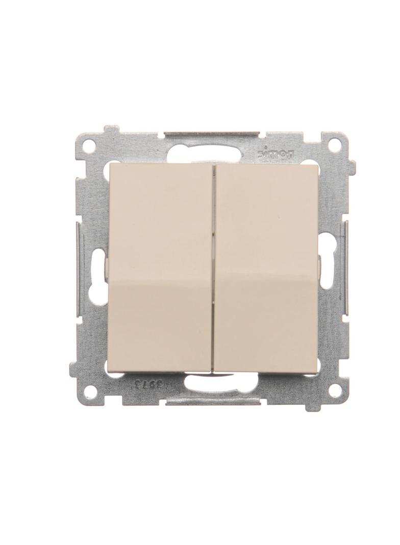 Simon 54 Łącznik świecznikowy do wersji IP44 10A 250V szybkozłączka kremowy *Posiada wkładkę uszczelniającą pod klawisze DU1W DW5B.01/41 KONTAKT
