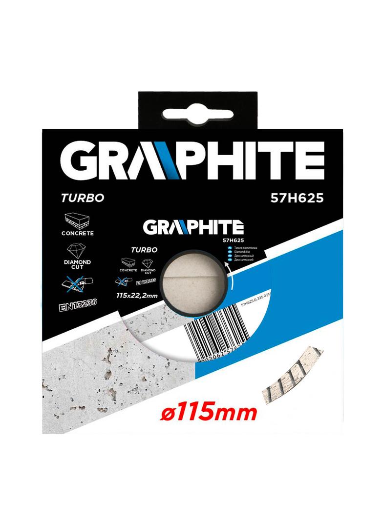 Tarcza diamentowa 115 x 22.2 mm, turbo