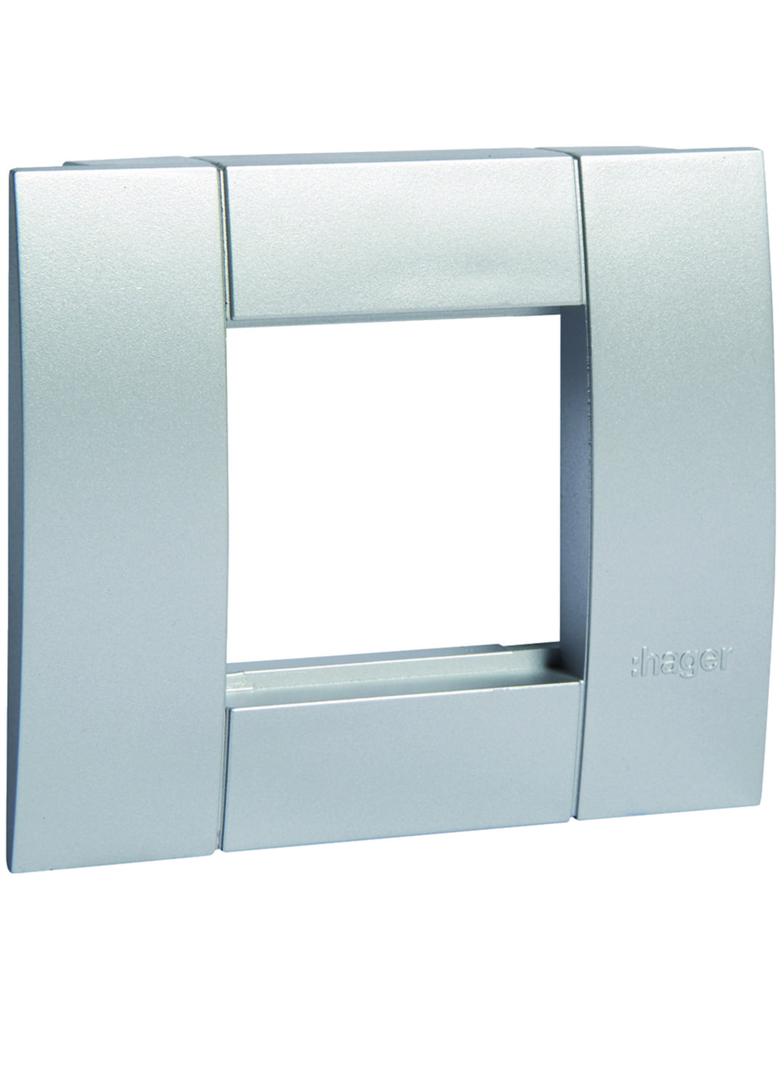 tehalit.WA Ramka montażowa pojedyncza 45x45mm aluminium GT451ALU HAGER